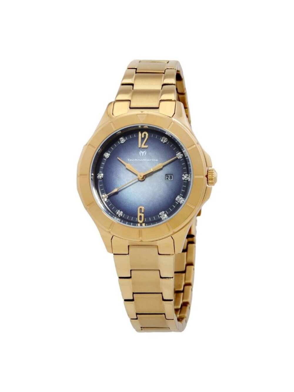 NWT Technomarine Luna Quartz Crystal Ladies Watch